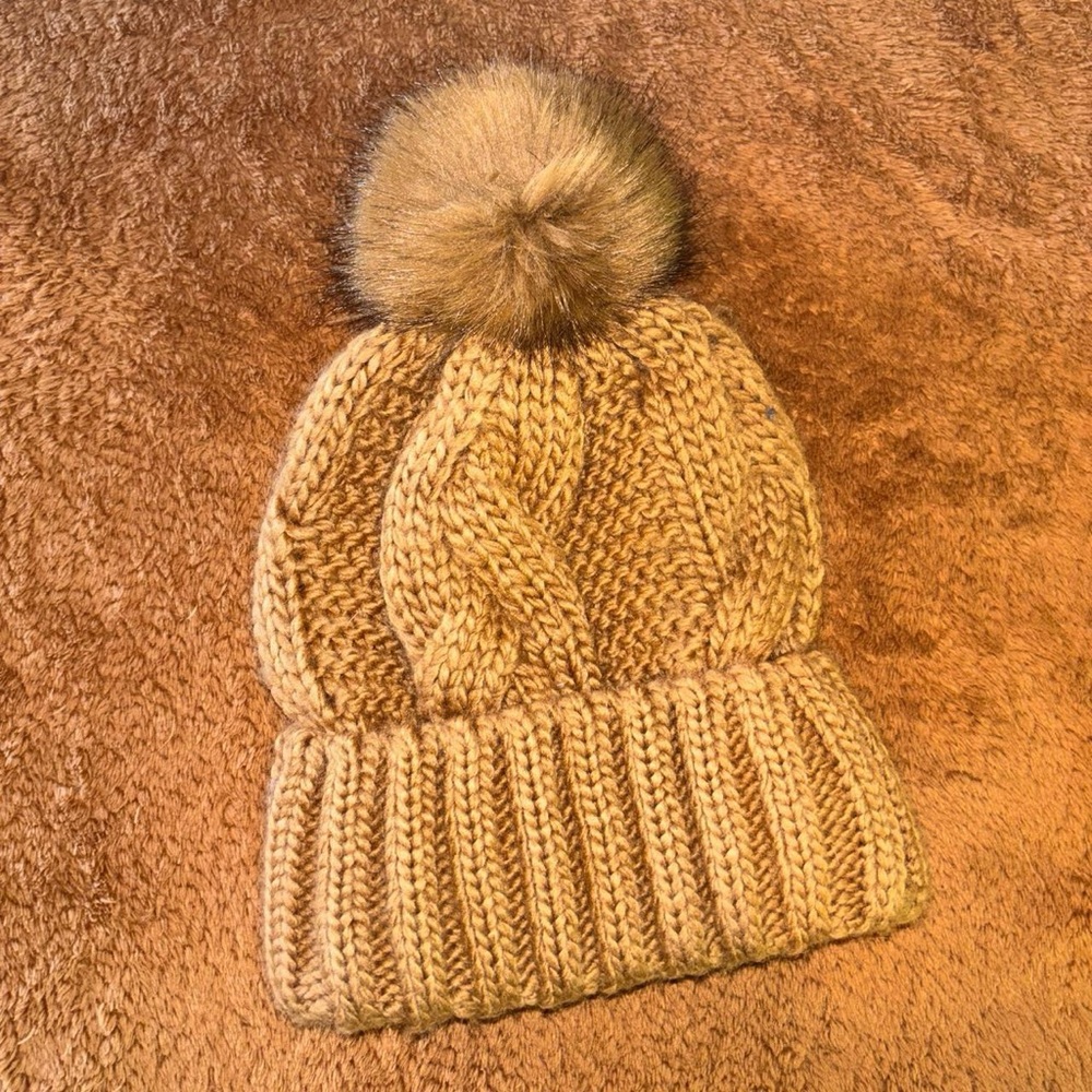 Cozy Knit Beanie with Pom Pom